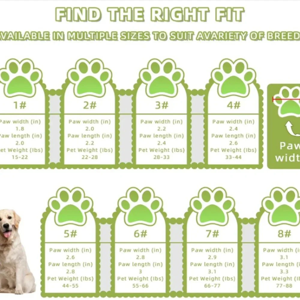 ALL TERRAIN DOG SHOES - Size 4